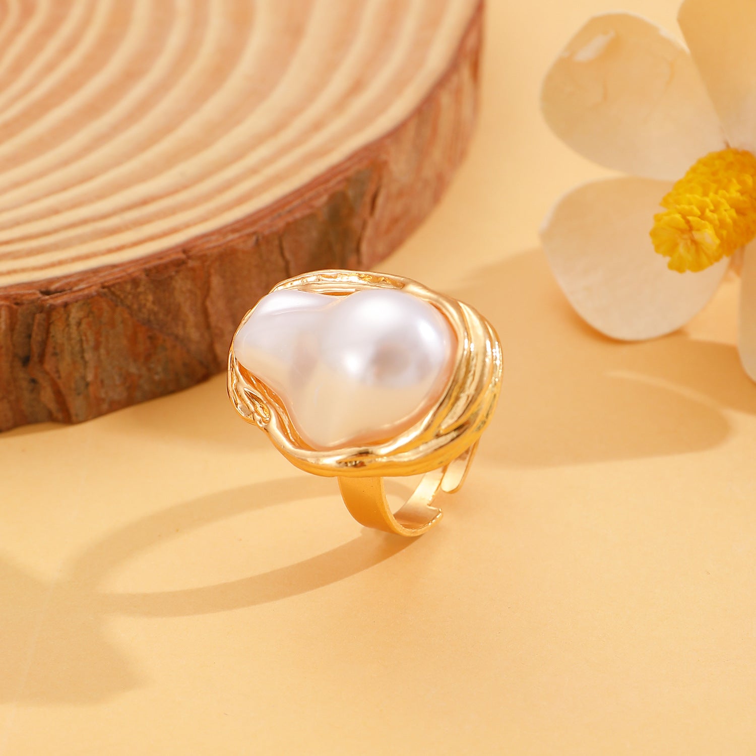 Baroque Shaped Pearl Necklace