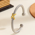 Personalized Cross Steel Bracelet
